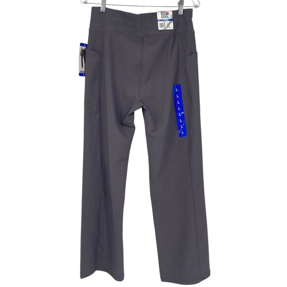 32 DEGREE COOL NWT Athletic Straight Leg Rib Knit Pants Purple Size Large Pocket - Picture 4 of 7